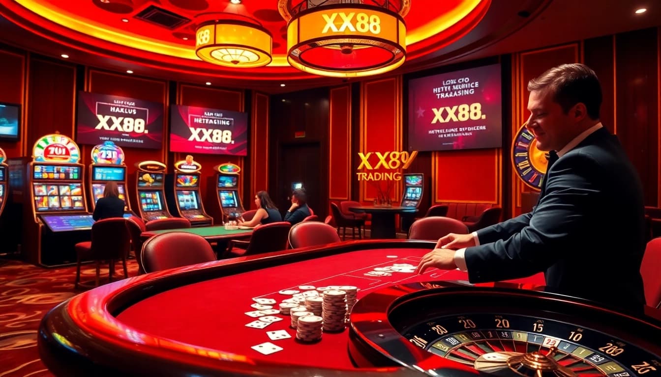 Experience the thrill of gambling at https://xx88.trading/ with exciting poker tables, slot machines, and roulette wheels.
