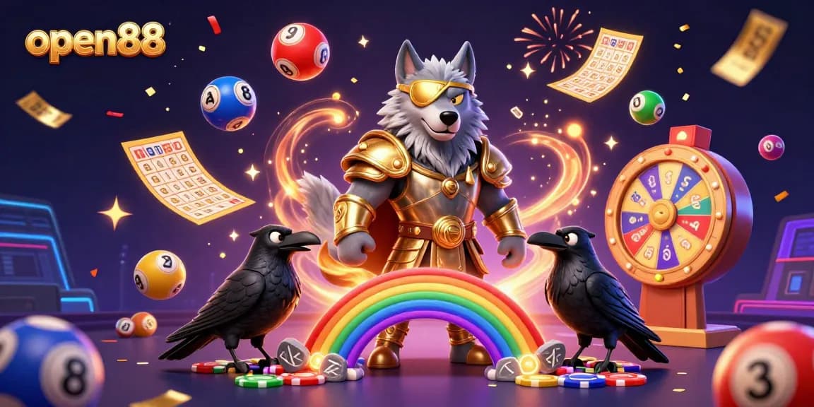 Experience exciting wins with open88 as Odin and ravens guide you through casino games.