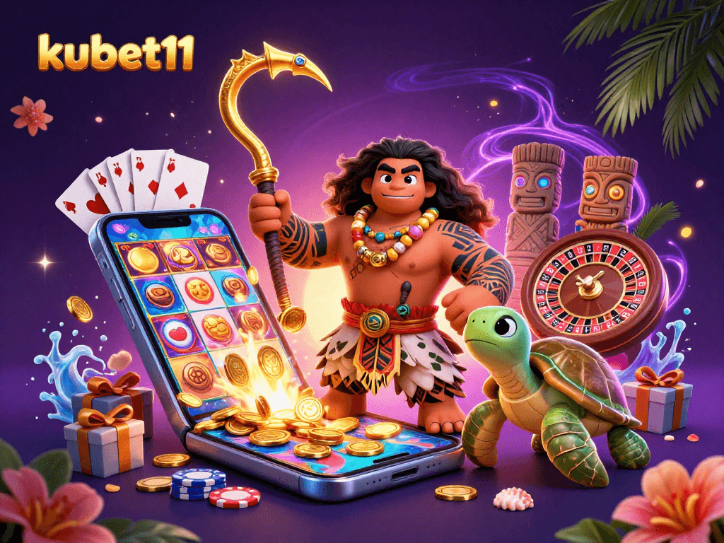 Engage in exciting play at kubet11 with vibrant 3D cartoon characters and game elements.
