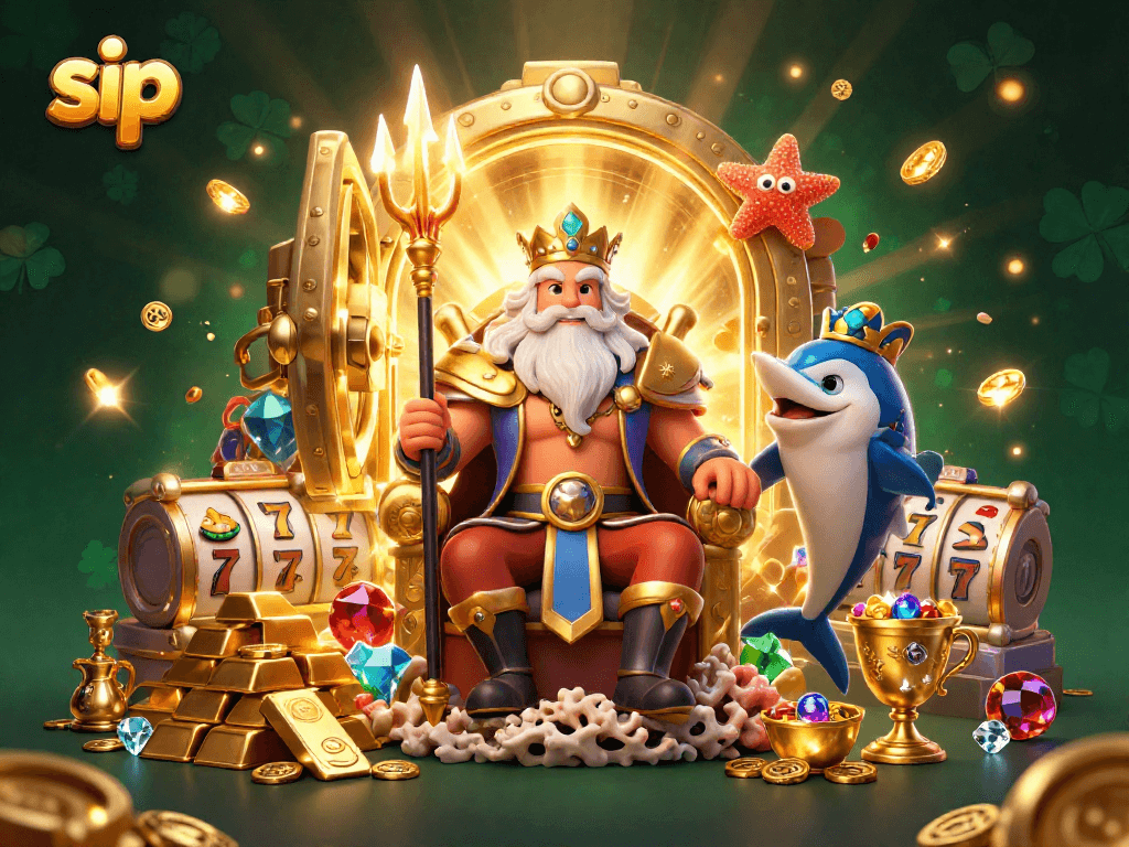Sip into the slot action featuring Neptune, a samurai bodyguard, and dazzling treasures.