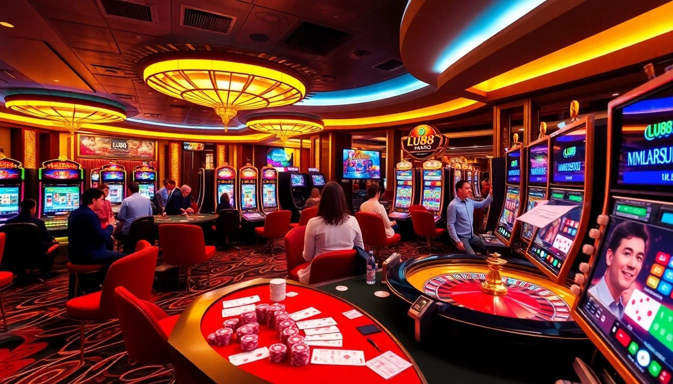 Engage with top casino games at LU88's vibrant online platform.