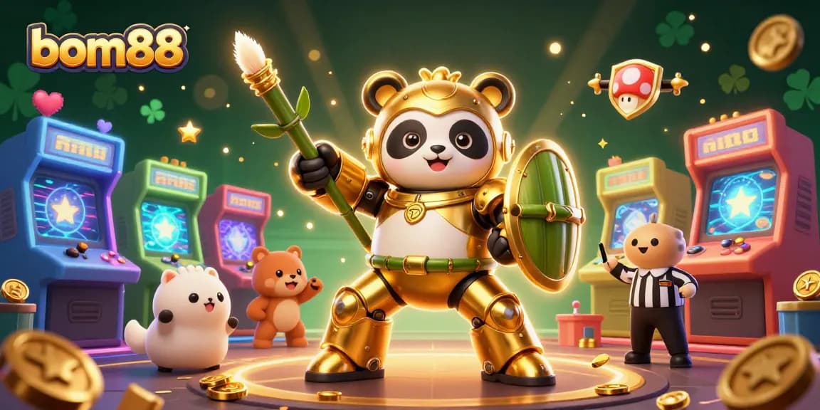 Experience thrilling gameplay at bom88 with vibrant 3D arcade games and colorful casino elements.