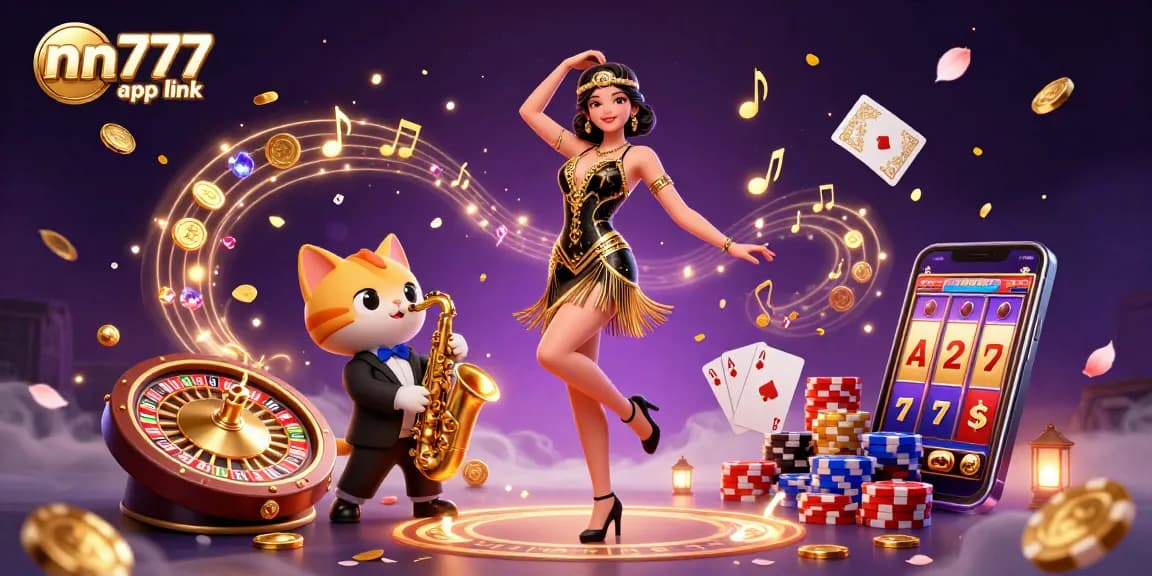 Play the nn777 app link for a thrilling gambling experience with vibrant visuals and exciting games.