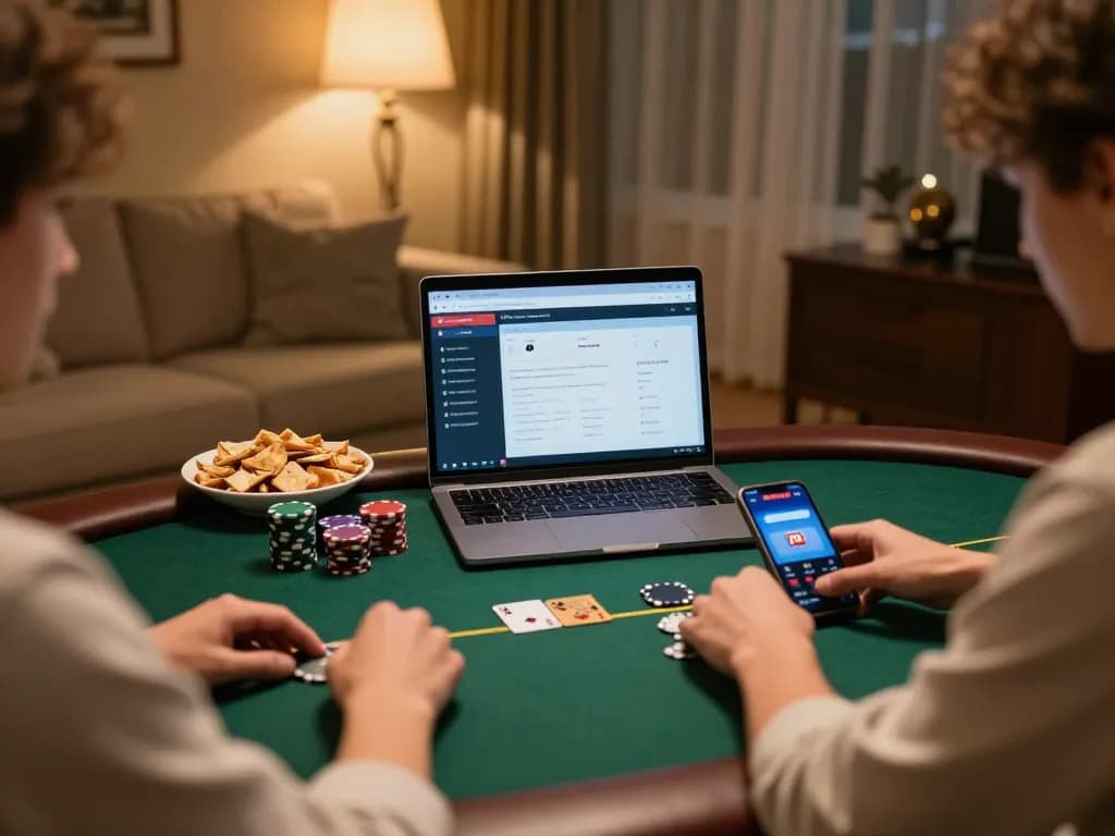 Engaging gameplay on the 79king app with snacks and warm lighting for an inviting online gambling experience.
