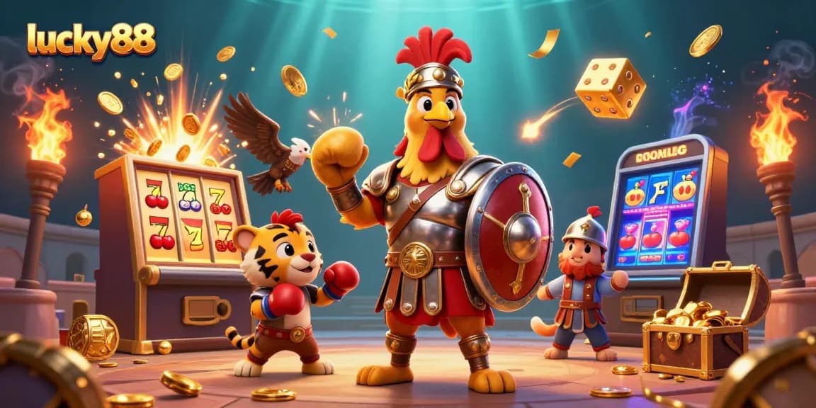 Engage in thrilling luck at lucky88 with an exciting 3D casino adventure featuring vibrant characters and games.