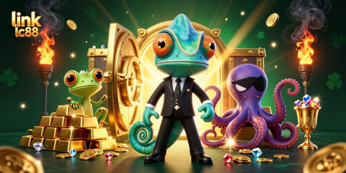 Engage with exciting games at link lc88 featuring vibrant 3D characters and gold treasures.