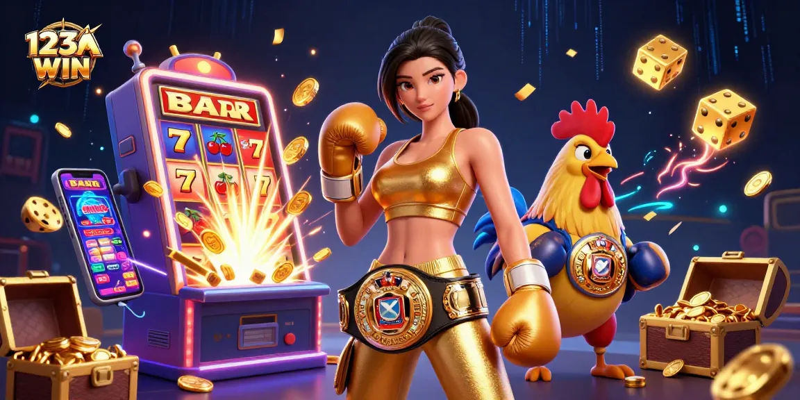 Win big with 123WIN at an engaging online slot game, overflowing with rewards and excitement.