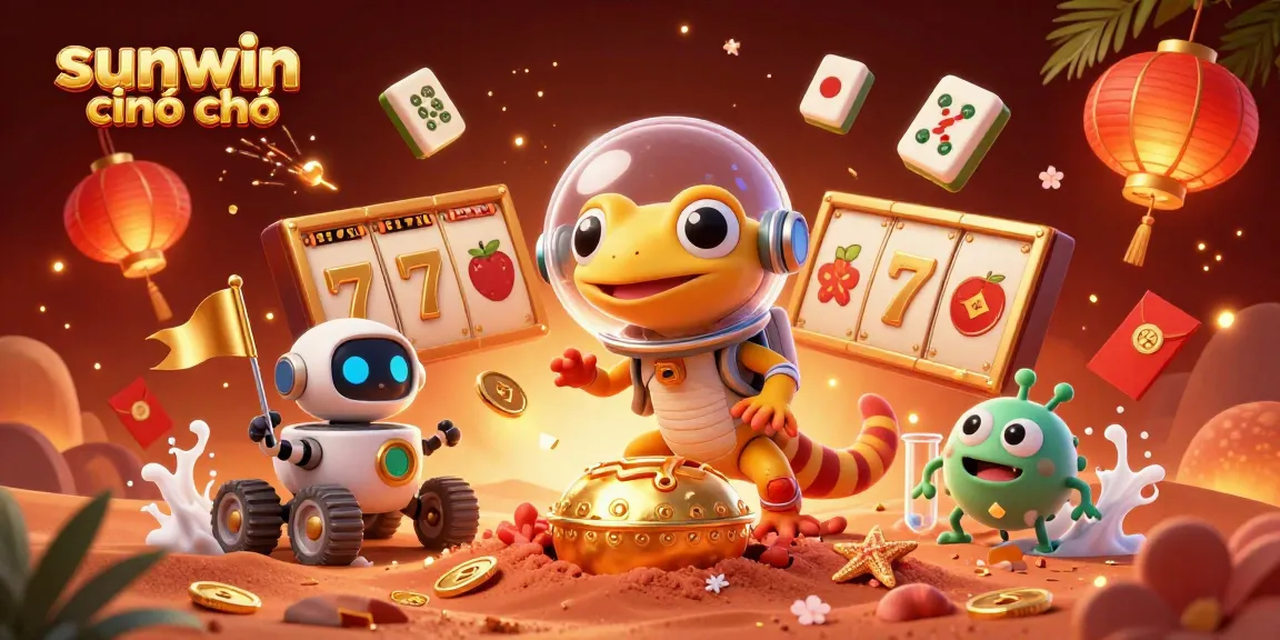 Experience the thrill of gaming at sunwin chính chủ with vibrant 3D casino elements enriching the scene.