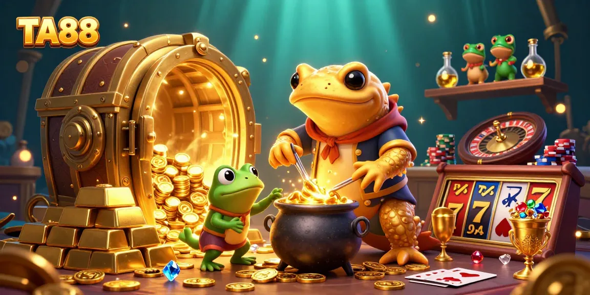 Engage with TA88 casino adventures featuring golden treasures, slot reels, and thrilling roulette