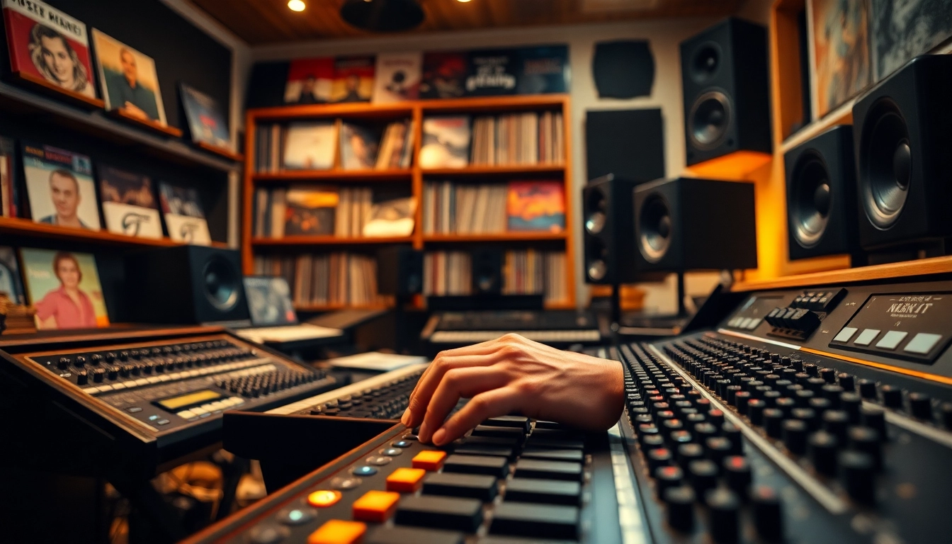 Creating quality online audio mastering in a professional studio environment.
