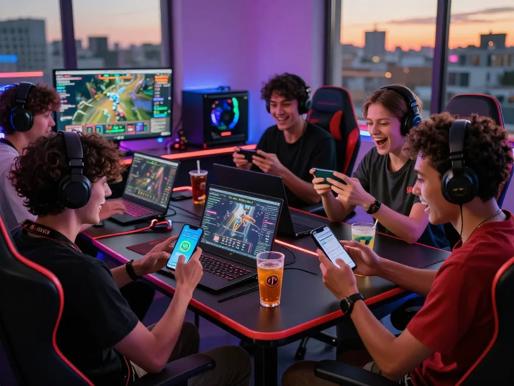 Experience the thrill of tải sun win in a lively gaming environment with friends and vibrant atmosphere.