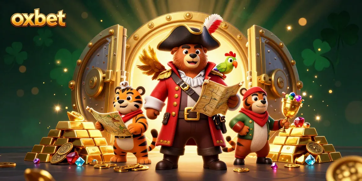 Experience thrilling adventures with the oxbet pirate captain and treasure in this vibrant casino scene.