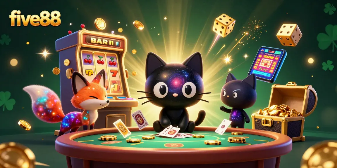 Experience the thrill of five88 at the cosmic casino with playful characters and dazzling jackpots.