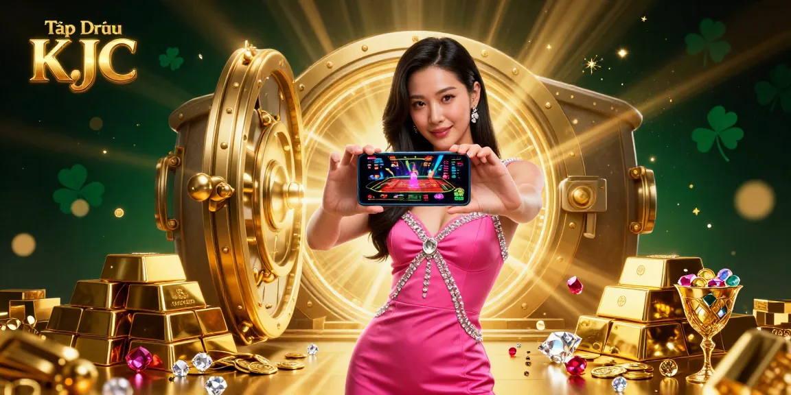 Engage with Tập Đoàn KJC’s vibrant live dealer experience amidst a dazzling casino atmosphere.