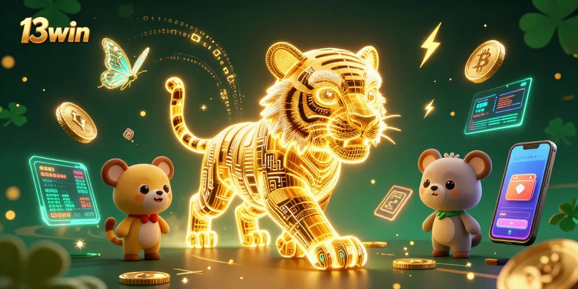 Experience thrilling gaming action with 13win in this vibrant digital casino scene filled with energy.