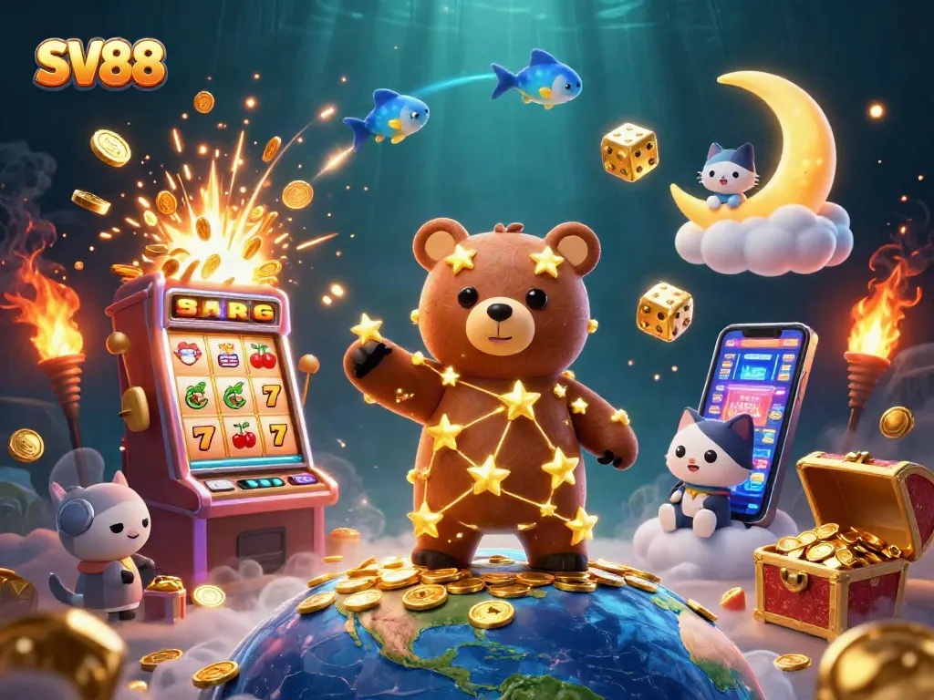 Spin to win at SV88 with exciting game elements and a dynamic casino scene.