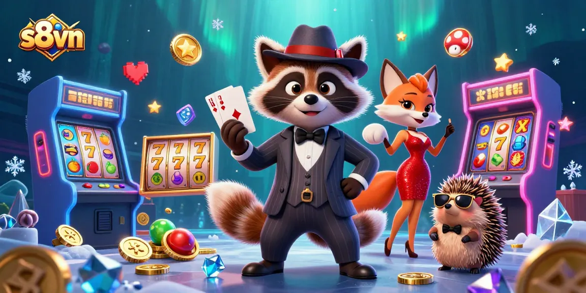 Experience thrilling gameplay with s8vn's colorful slot machines and charming characters.