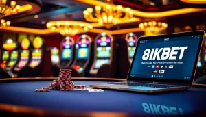 Experience excitement at https://8kkbet.com/ with luxurious casino gaming featuring poker chips and high-stakes tables.