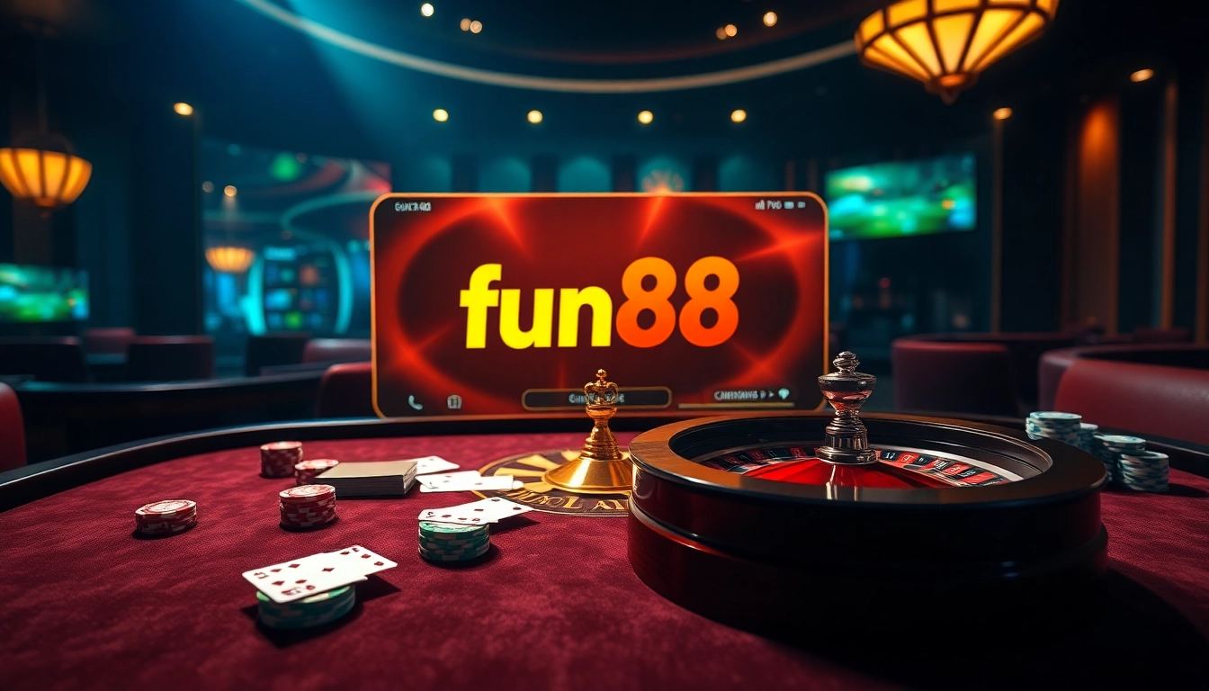 Experience thrilling gaming with link vào fun88 on an exciting online interface featuring vibrant casino elements.