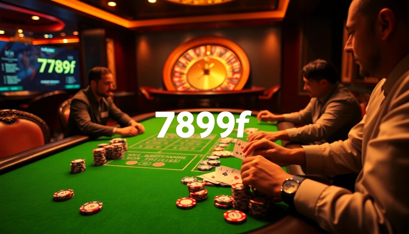Experience the excitement of 789f online gambling with vibrant poker tables and dynamic games.