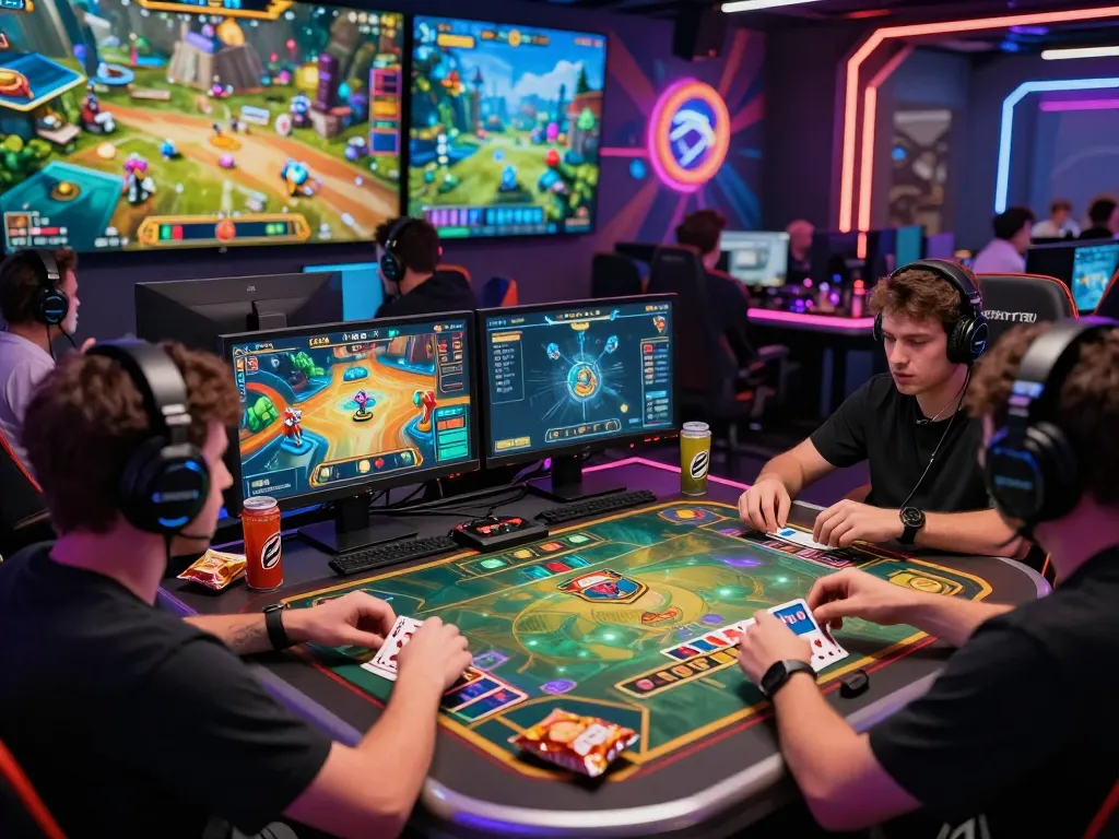 Players enjoying rik vip online card games with vibrant graphics and engaging atmosphere.