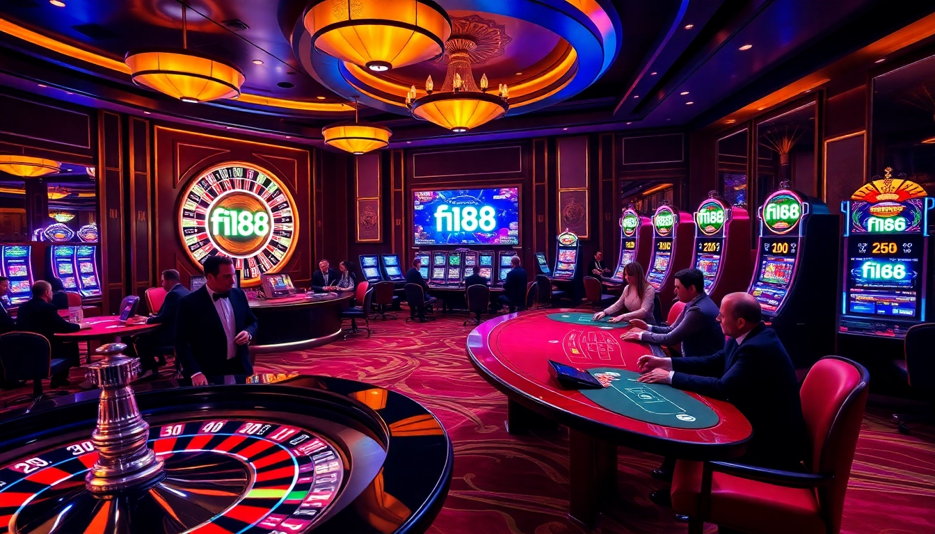 Experience the thrill of winning at f168's luxurious casino with roulette, poker, and slot machines.