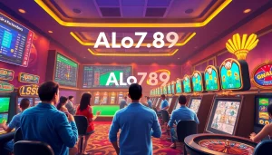ALo789 online gambling interface featuring vibrant casino games and sports betting.