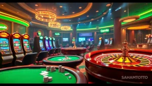 Experience thrilling wins with sahamtoto in an exciting online casino atmosphere.