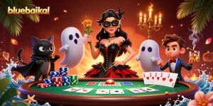 Experience thrilling gaming at bluebaikal with vibrant casino atmosphere and dynamic characters.