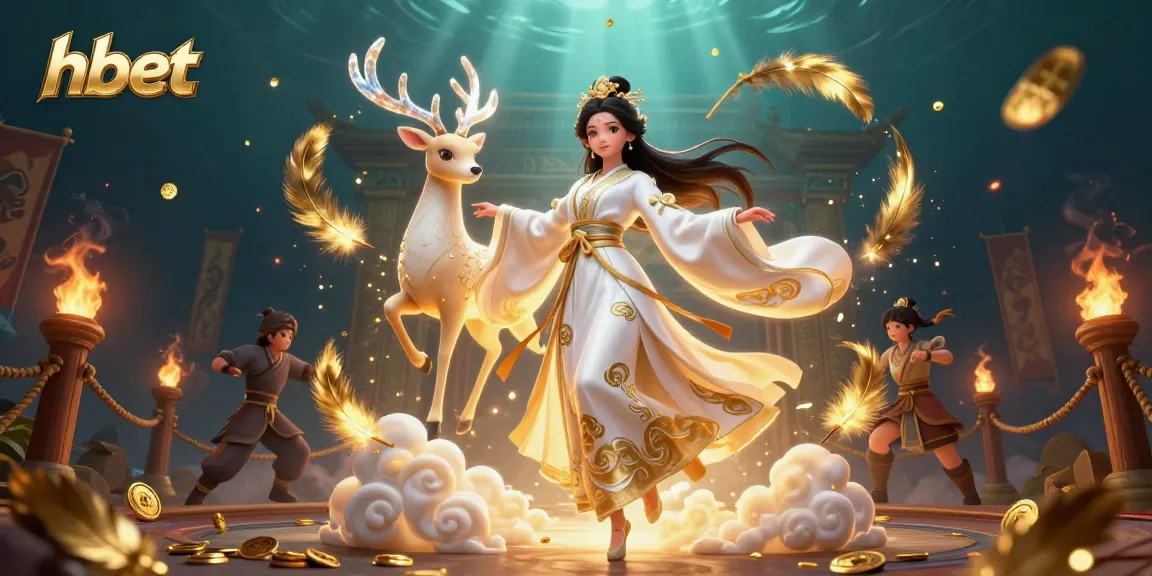 Engage with hbet, showcasing a vibrant illustration of a casino world filled with dynamic gaming elements.