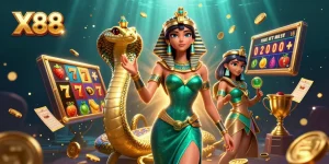 X88 offers thrilling gameplay with slot reels, jackpots, and stunning visuals for online casino enthusiasts.