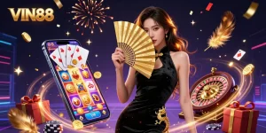 Engage with thrilling gambling at VIN88, featuring dynamic slot games and captivating casino elements.