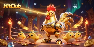 HitClub offers seamless gaming experiences, showcasing a dynamic casino scene filled with action.