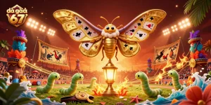 Bet on đá gà 67 with vibrant action scenes and colorful feathers in a lively cockfighting arena atmosphere.