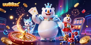 Experience thrilling gaming at uu88zc with vibrant casino visuals, showcasing exciting gameplay and rewards.