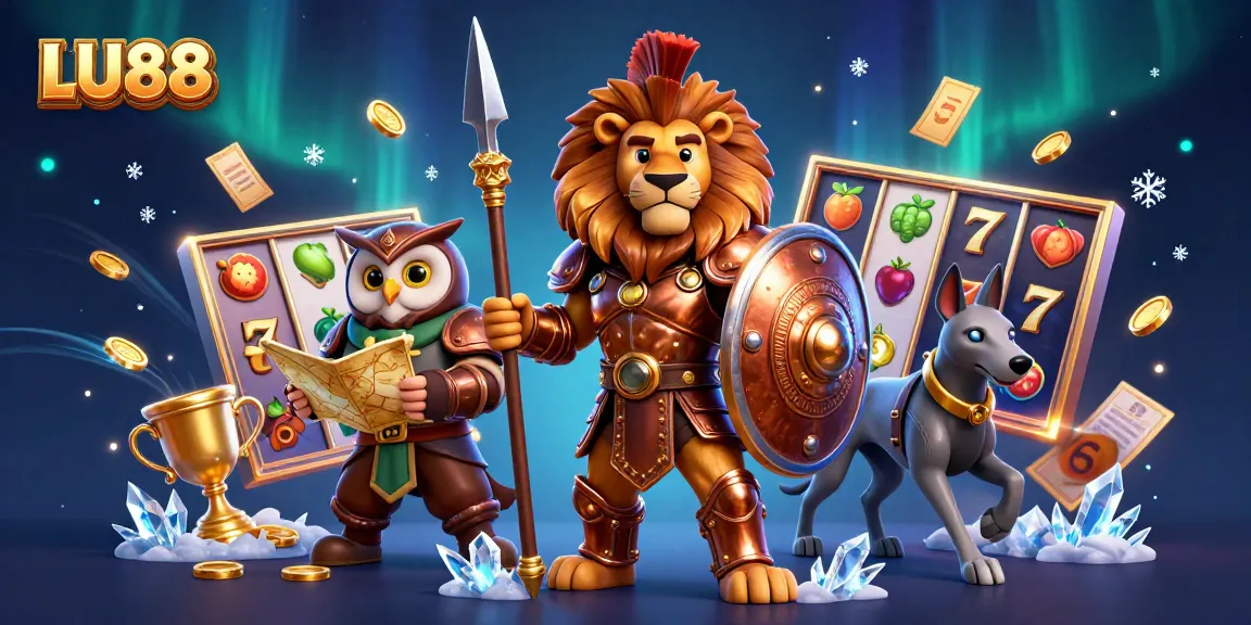 Engage with LU88: Exhilarating jackpot experience illustrated with dynamic casino elements.