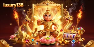 Play exciting games at luxury138 with vibrant 3D characters and sparkling treasures.