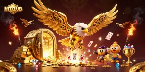Experience HITCLUB's thrilling gameplay with stunning visuals, golden treasures, and dynamic action.