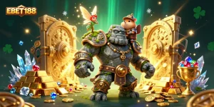 Experience thrilling wins and excitement with EBET188's lively gaming scene filled with treasures and magic.