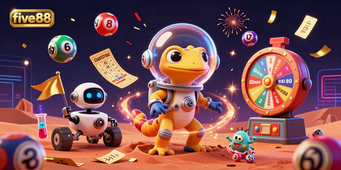 Experience the thrill of five88 as a Martian gecko discovers a hidden casino in vibrant 3D fun.