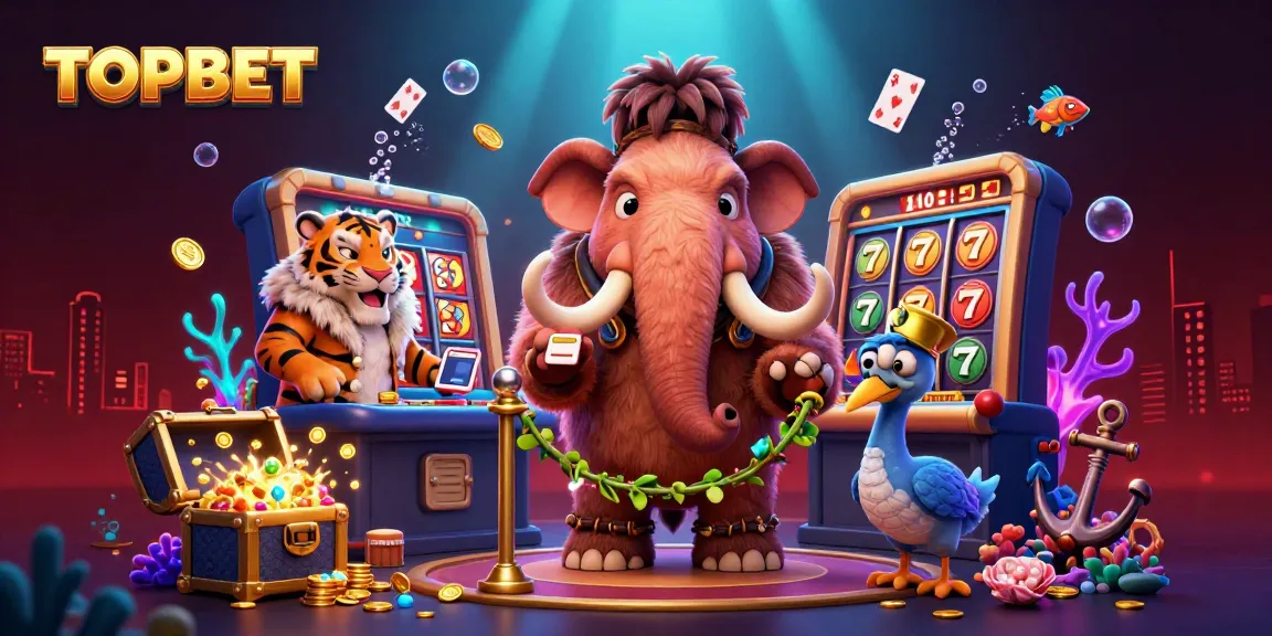 Engage with TOPBET and experience thrilling casino adventures in this vibrant scene.