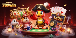 Experience thrilling gaming at nhà cái 789win with our vibrant casino scene featuring colorful slot reels and interactive gameplay.