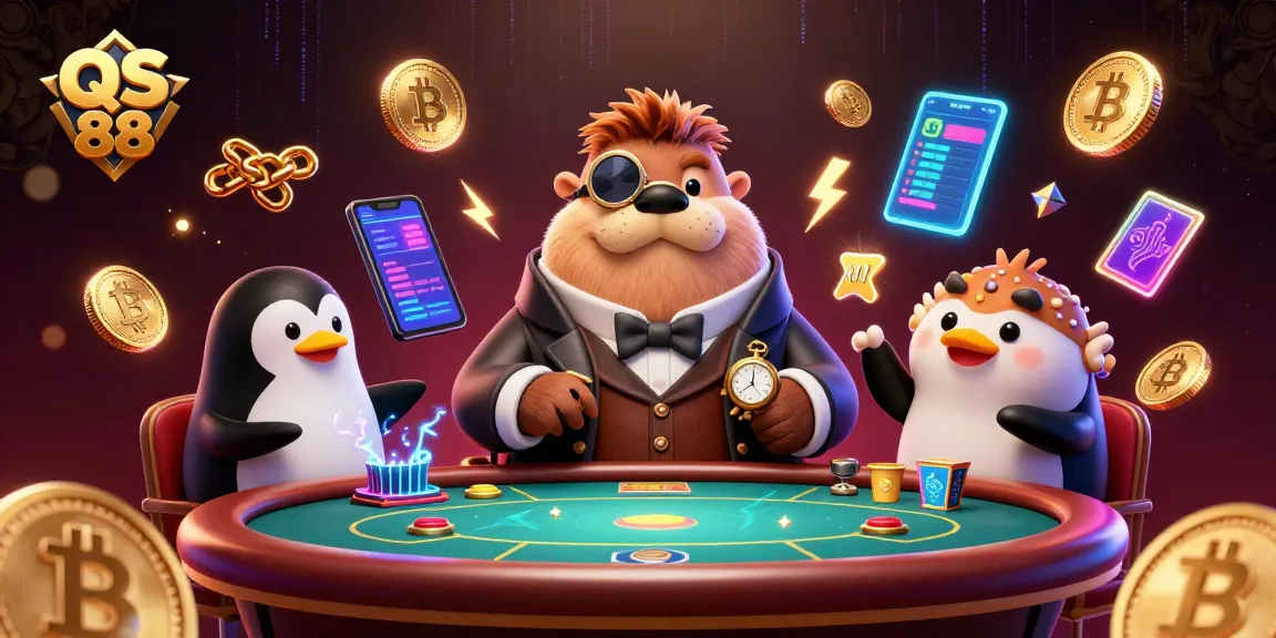 Join the exciting action at QS 88, featuring dynamic poker gameplay with vibrant characters!