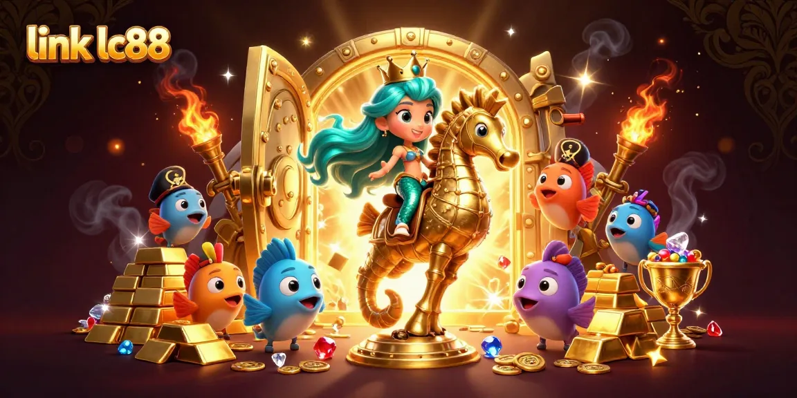 Engage with link lc88 in a vibrant treasure-rich casino adventure led by a mermaid princess.