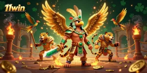 Experience thrilling gameplay at 11win with dynamic characters and vibrant casino elements.